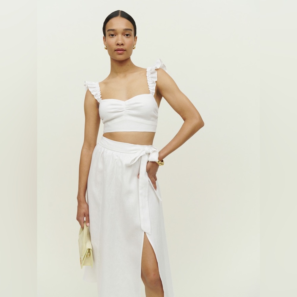 Reformation Two Piece Dress - linen - NWT